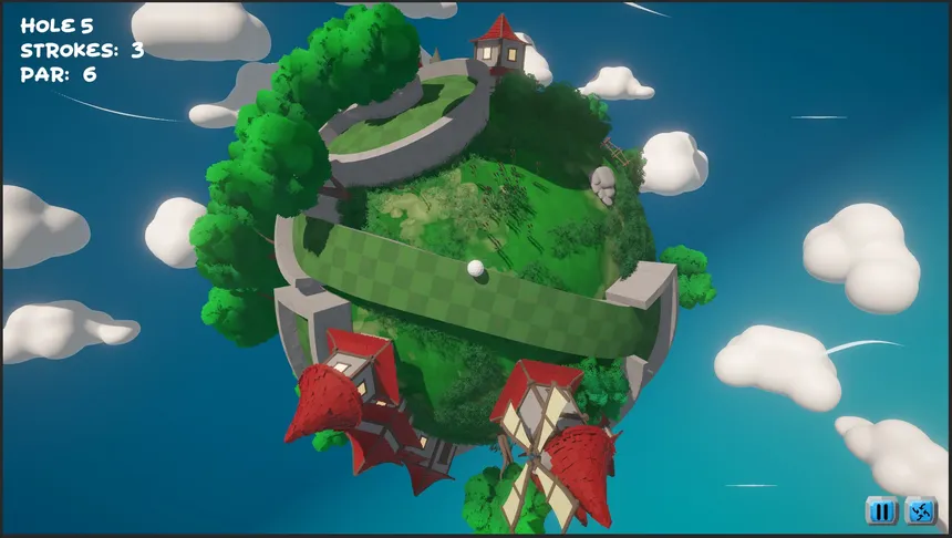Скриншот 4 к игре Putt It In Orbit