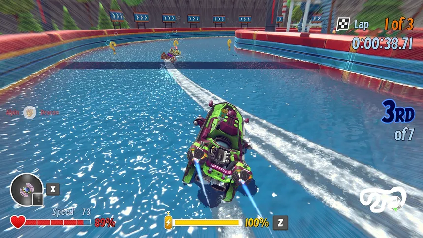 Скриншот 2 к игре Speedboat League