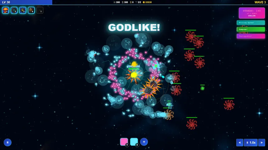 Скриншот 1 к игре Pattern Survivors: Bullet Hell — Create Chaos