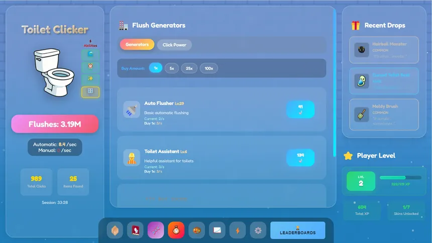 Скриншот 1 к игре Toilet Clicker