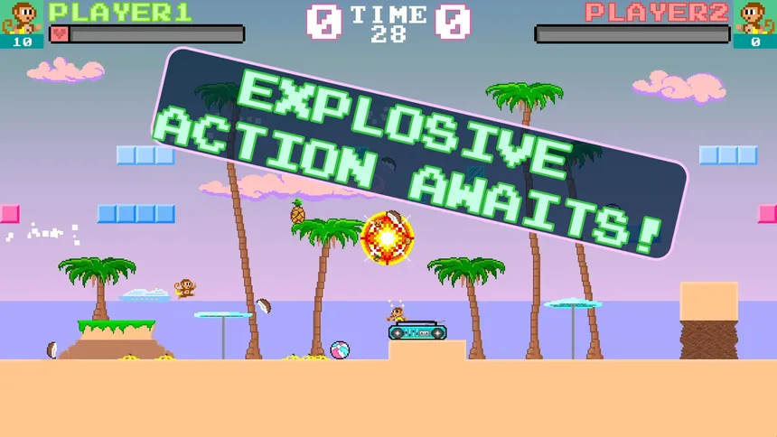 Скриншот 1 к игре Monkey Fruit Fight!