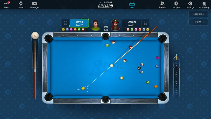 Скриншот 1 к игре 8 Ball от Pokerist