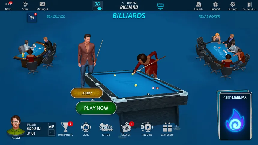 Скриншот 2 к игре 8 Ball от Pokerist