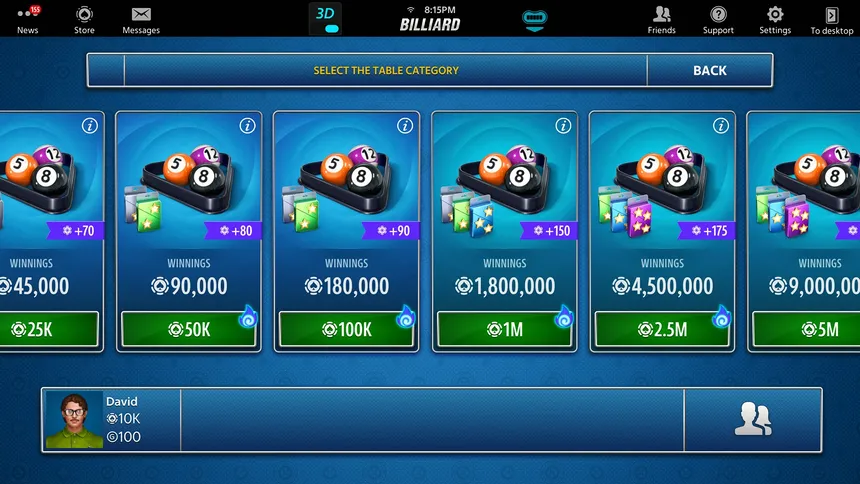 Скриншот 3 к игре 8 Ball от Pokerist