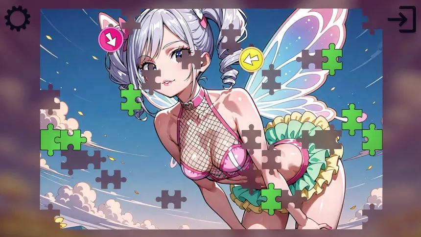 Скриншот 3 к игре Puzzle Temptation: Anime Reveal