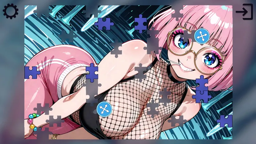 Скриншот 4 к игре Puzzle Temptation: Anime Reveal