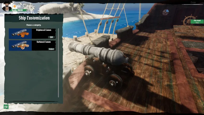 Скриншот 6 к игре Pirate Skulls and Sails Online