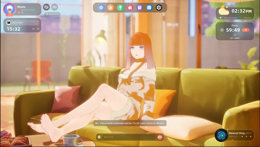Скриншот 7 к игре AIly's Daydream : AI Roomie