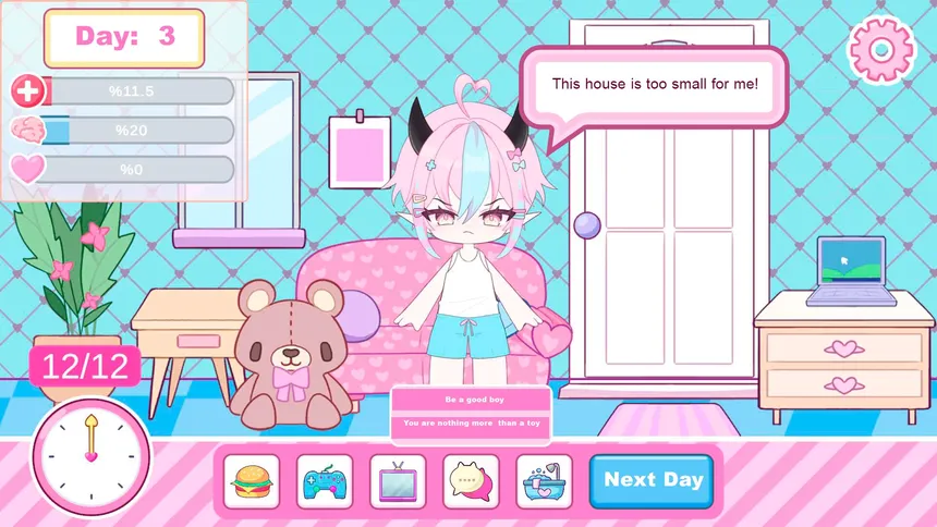 Скриншот 1 к игре My Adorable Demon Story
