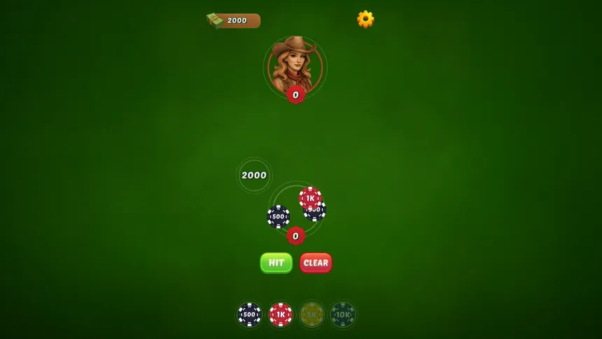 Скриншот 1 к игре BlackJack Saloon