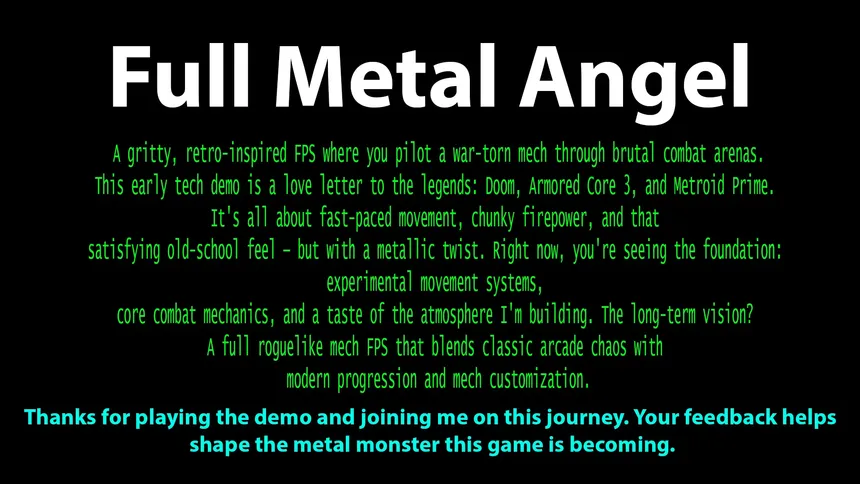 Скриншот 5 к игре Full Metal Angel