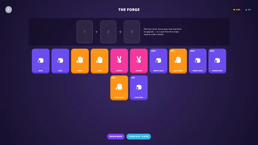 Скриншот 1 к игре Rogue Paper Scissors