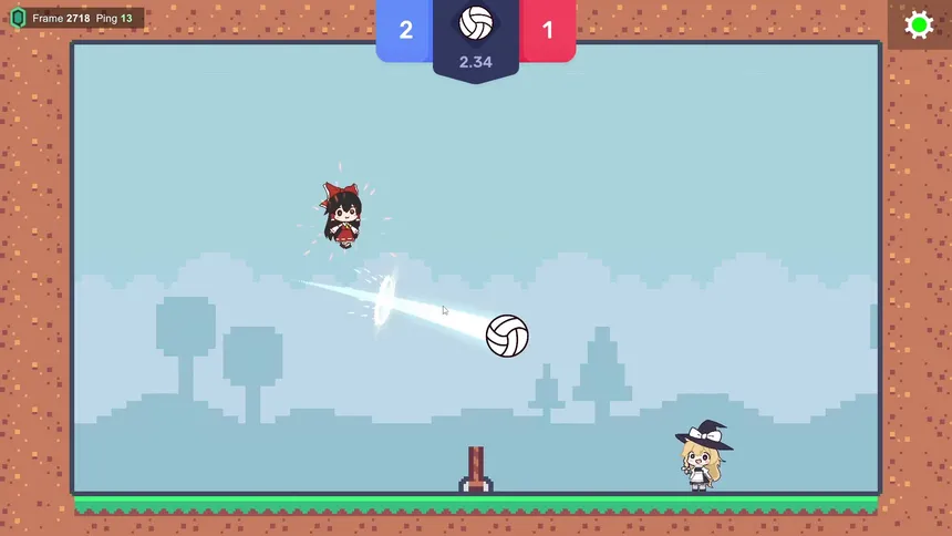 Скриншот 1 к игре Touhou Volleyball