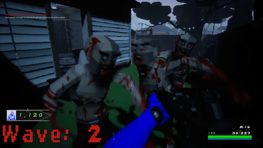 Скриншот 1 к игре Simple Zombie Survival