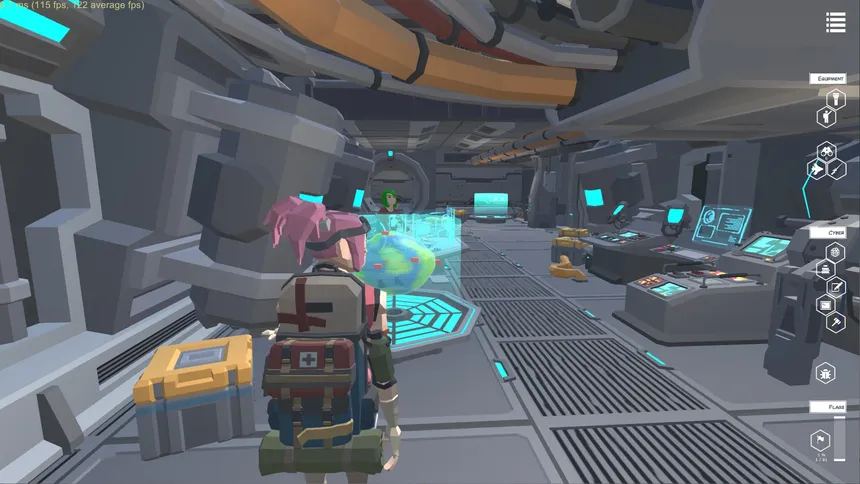 Скриншот 1 к игре Yolo Space Hacker 2 - Mission Bahamas