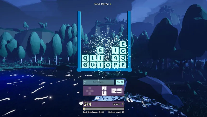 Скриншот 2 к игре Wordy Rain