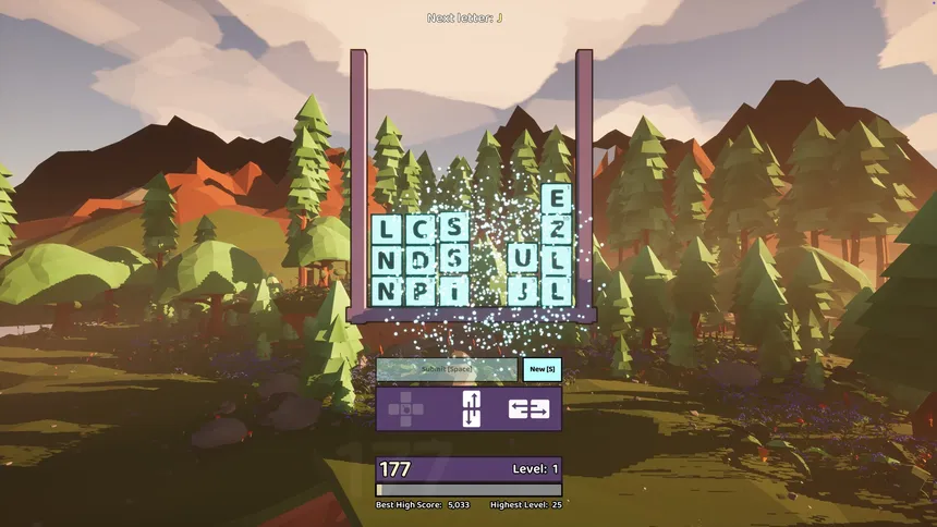 Скриншот 3 к игре Wordy Rain