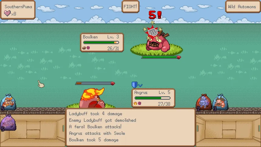 Скриншот 1 к игре Automon Arena