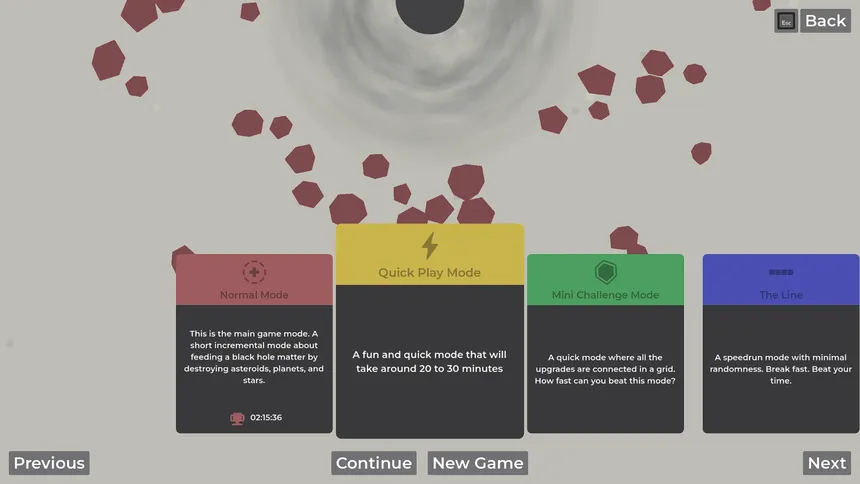 Скриншот 3 к игре A Game About Feeding A Black Hole