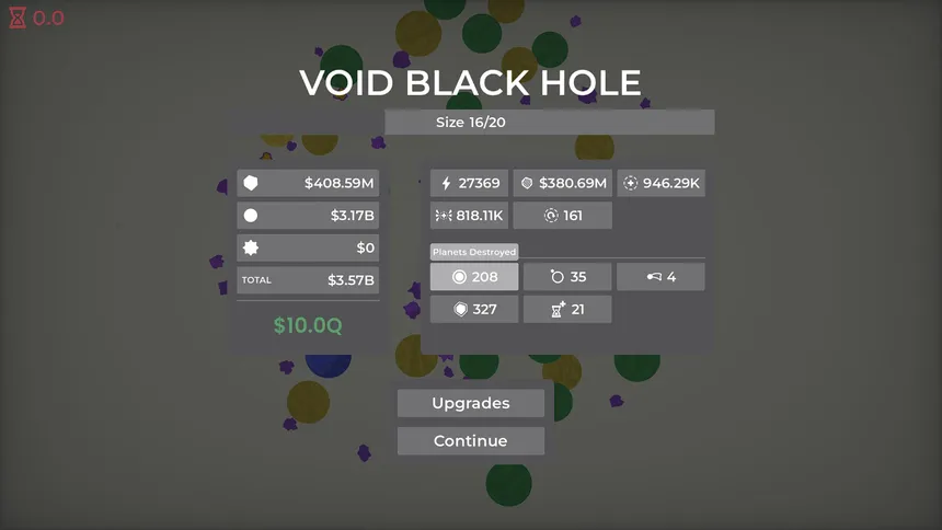 Скриншот 5 к игре A Game About Feeding A Black Hole