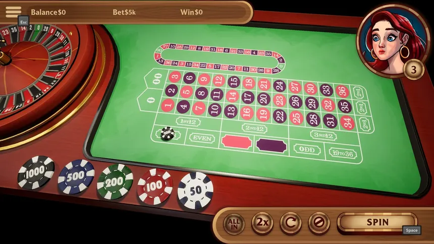 Скриншот 1 к игре Hot Stakes Casino - American Roulette