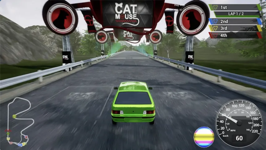Скриншот 1 к игре Street Claws: Cat and Mouse Racing