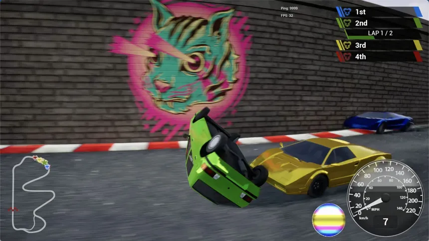 Скриншот 2 к игре Street Claws: Cat and Mouse Racing