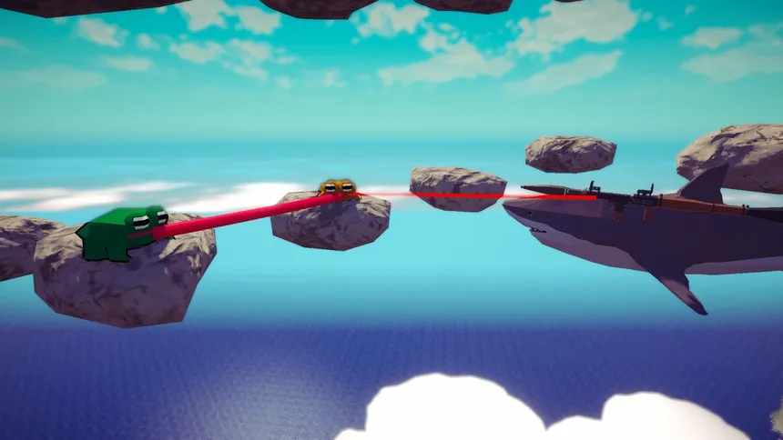 Скриншот 3 к игре Stick Together! - Co-op Frog Parkour
