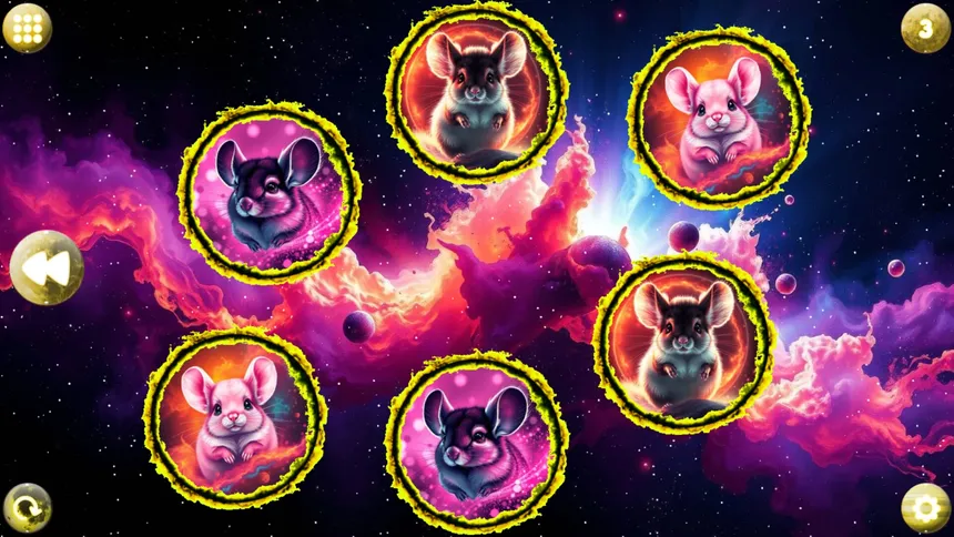 Скриншот 2 к игре Space Memory: Chinchillas