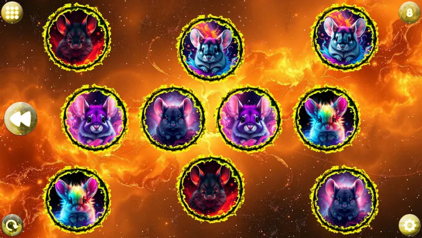 Скриншот 4 к игре Space Memory: Chinchillas