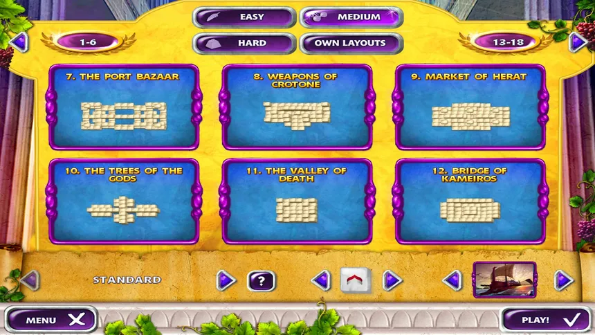 Скриншот 4 к игре Mahjong Mysteries - Ancient Athena