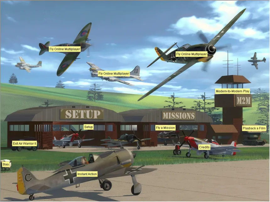 Скриншот 1 к игре Air Warrior II