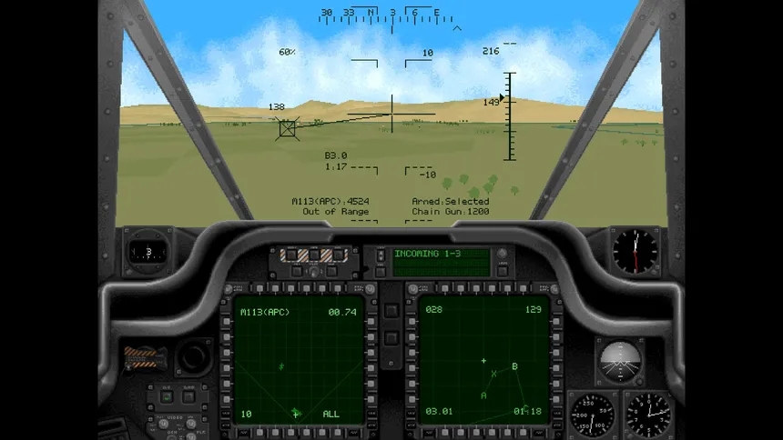 Скриншот 1 к игре Apache  Longbow