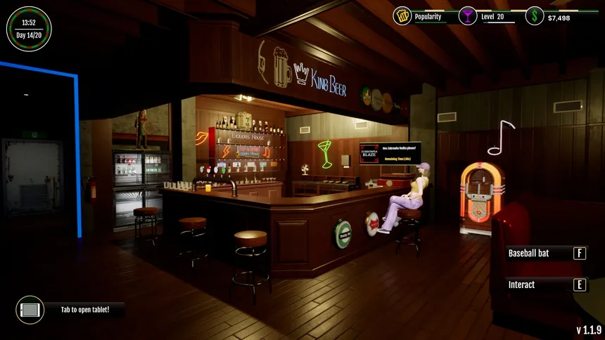 Скриншот 6 к игре The Pub Life Simulator: Prologue
