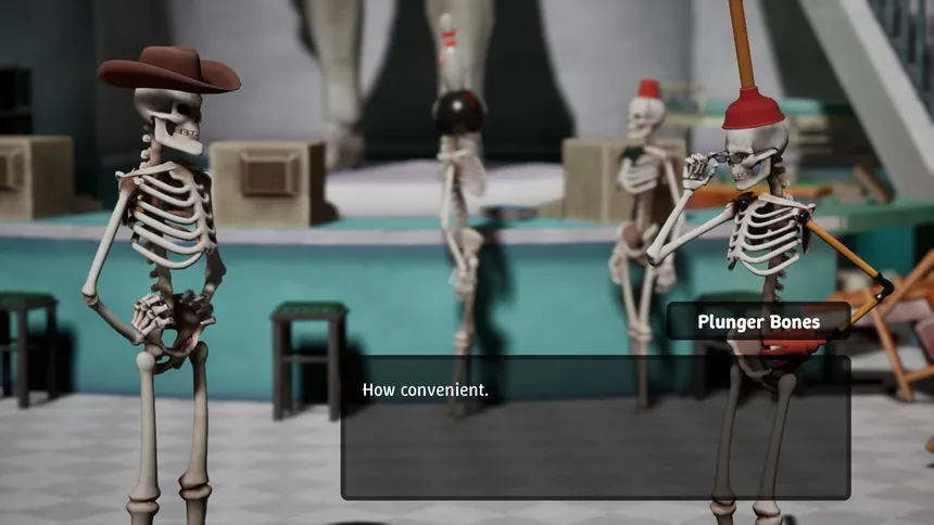 Скриншот 2 к игре What do You Call a Group of Skeletons? - Pilot