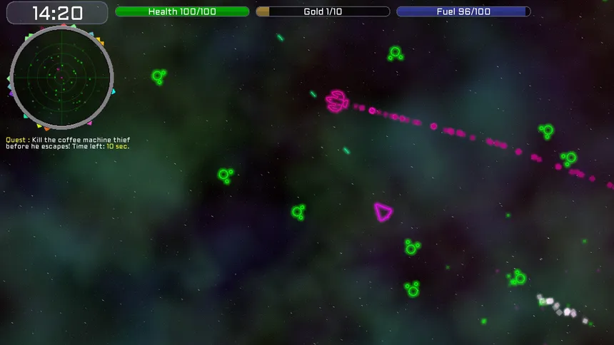 Скриншот 1 к игре Stardust Escape