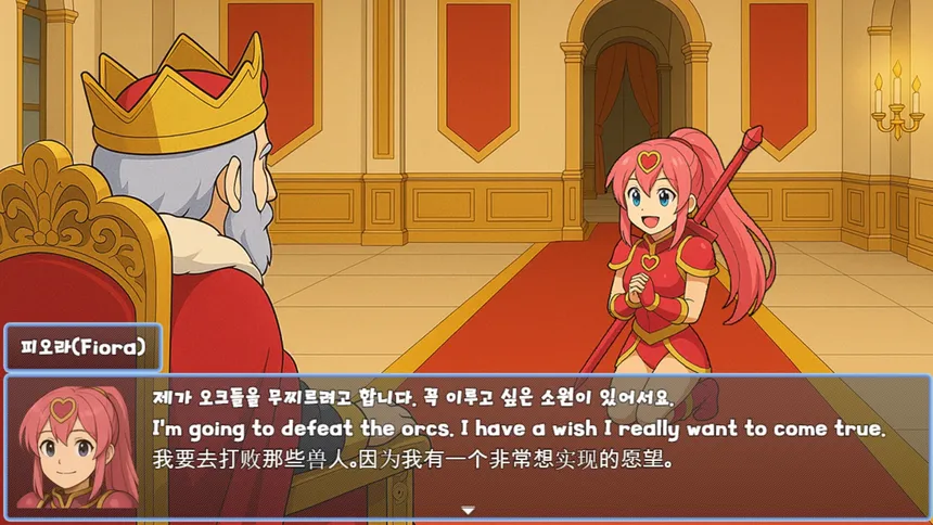 Скриншот 4 к игре Cute Warrior Girl (큐트 여전사)