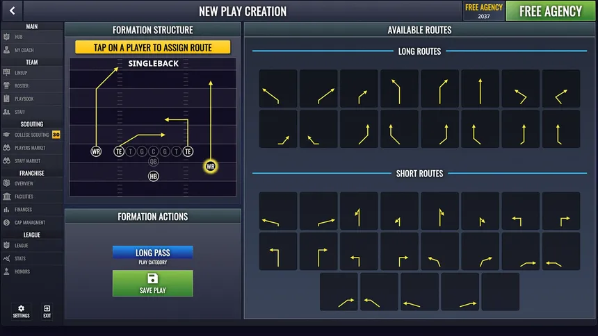 Скриншот 2 к игре Ultimate Pro Football Coach