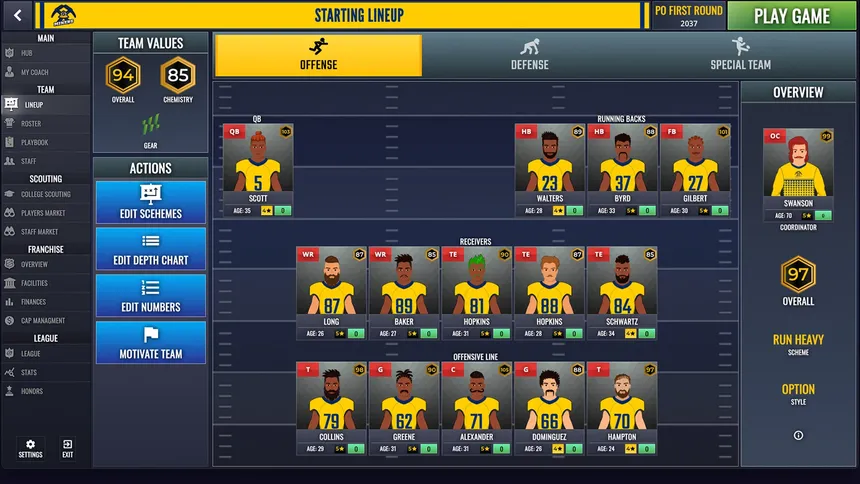 Скриншот 3 к игре Ultimate Pro Football Coach