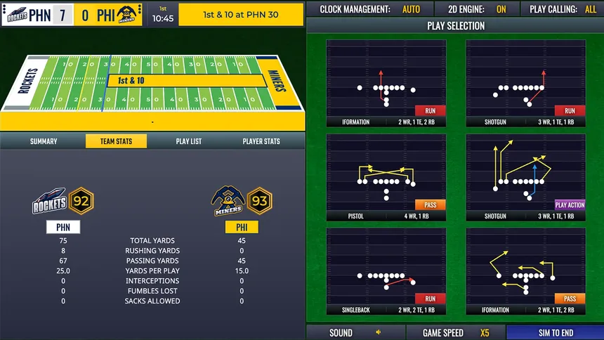 Скриншот 7 к игре Ultimate Pro Football Coach