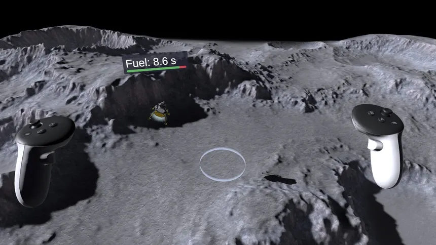 Скриншот 1 к игре VR Lander: Lunar Edition