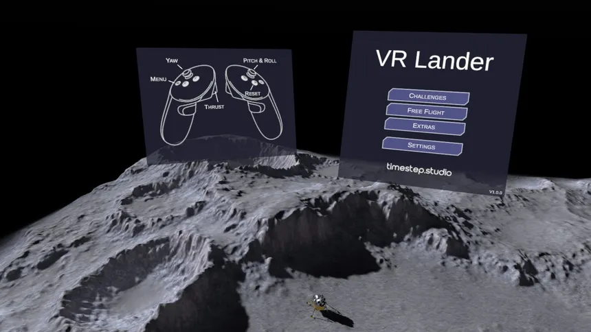 Скриншот 2 к игре VR Lander: Lunar Edition