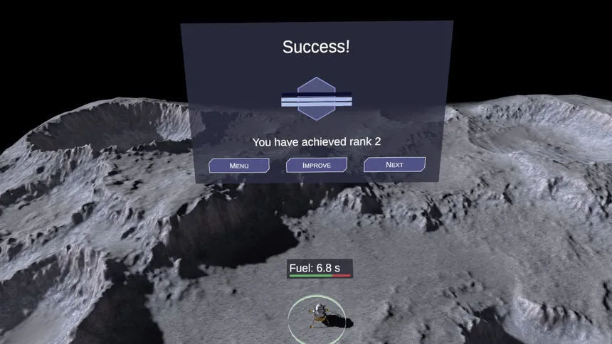 Скриншот 3 к игре VR Lander: Lunar Edition