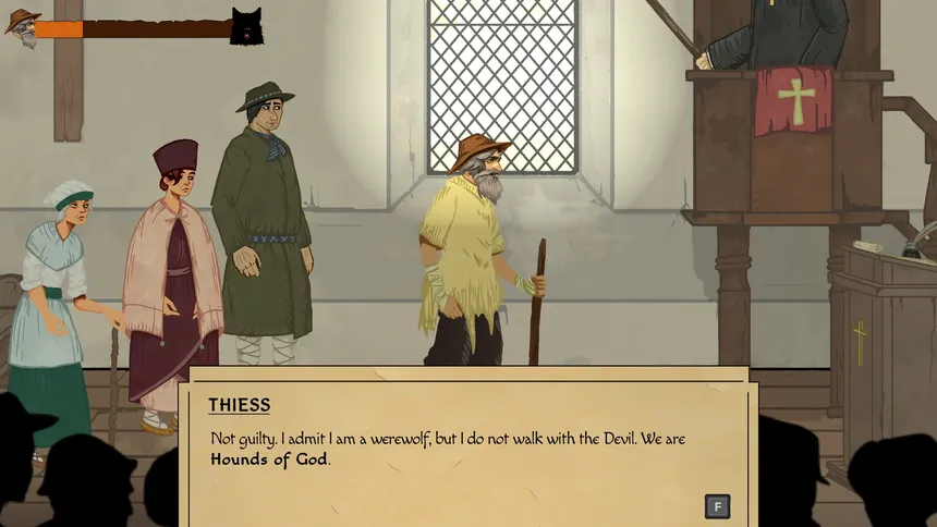 Скриншот 1 к игре Old Thiess: The Werewolf’s Trial