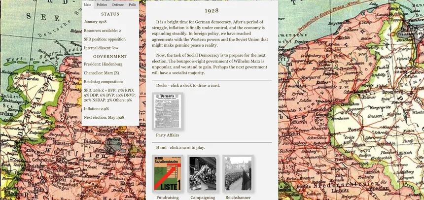 Скриншот 1 к игре Social Democracy: An Alternate History