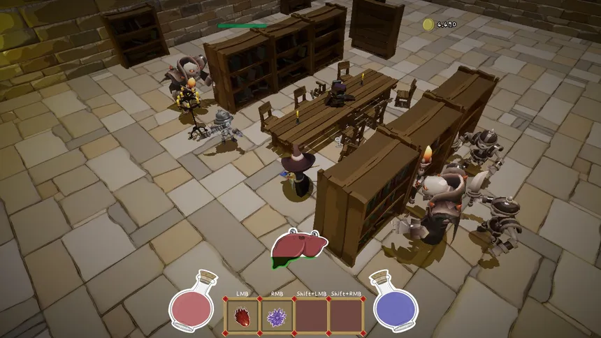 Скриншот 1 к игре DWD: Drunk Wizard Dungeoneer