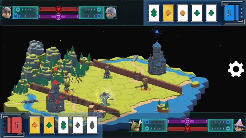 Скриншот 3 к игре Fatebound Cards: Sundering Cities