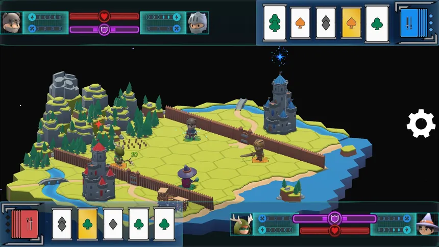Скриншот 4 к игре Fatebound Cards: Sundering Cities