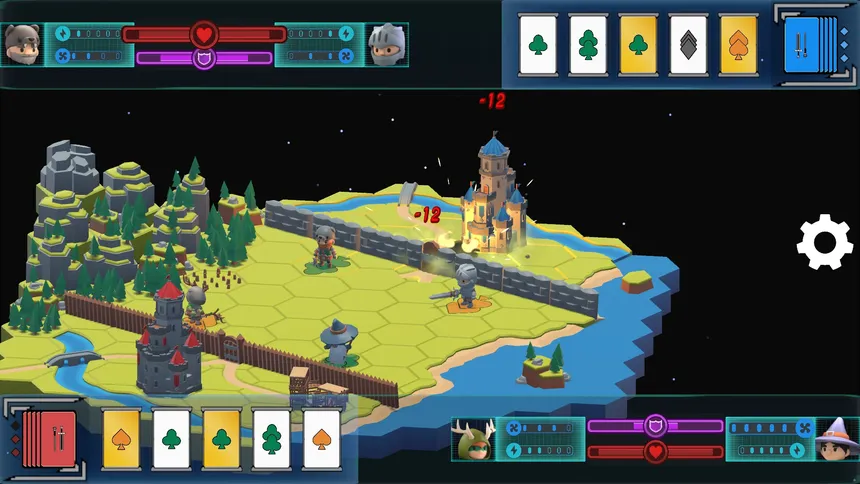 Скриншот 6 к игре Fatebound Cards: Sundering Cities