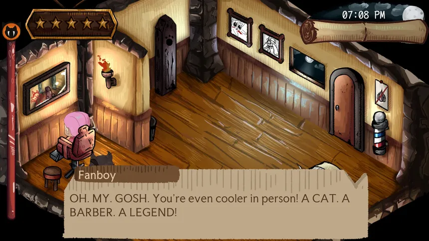 Скриншот 2 к игре Count Meowcula's Barbershop